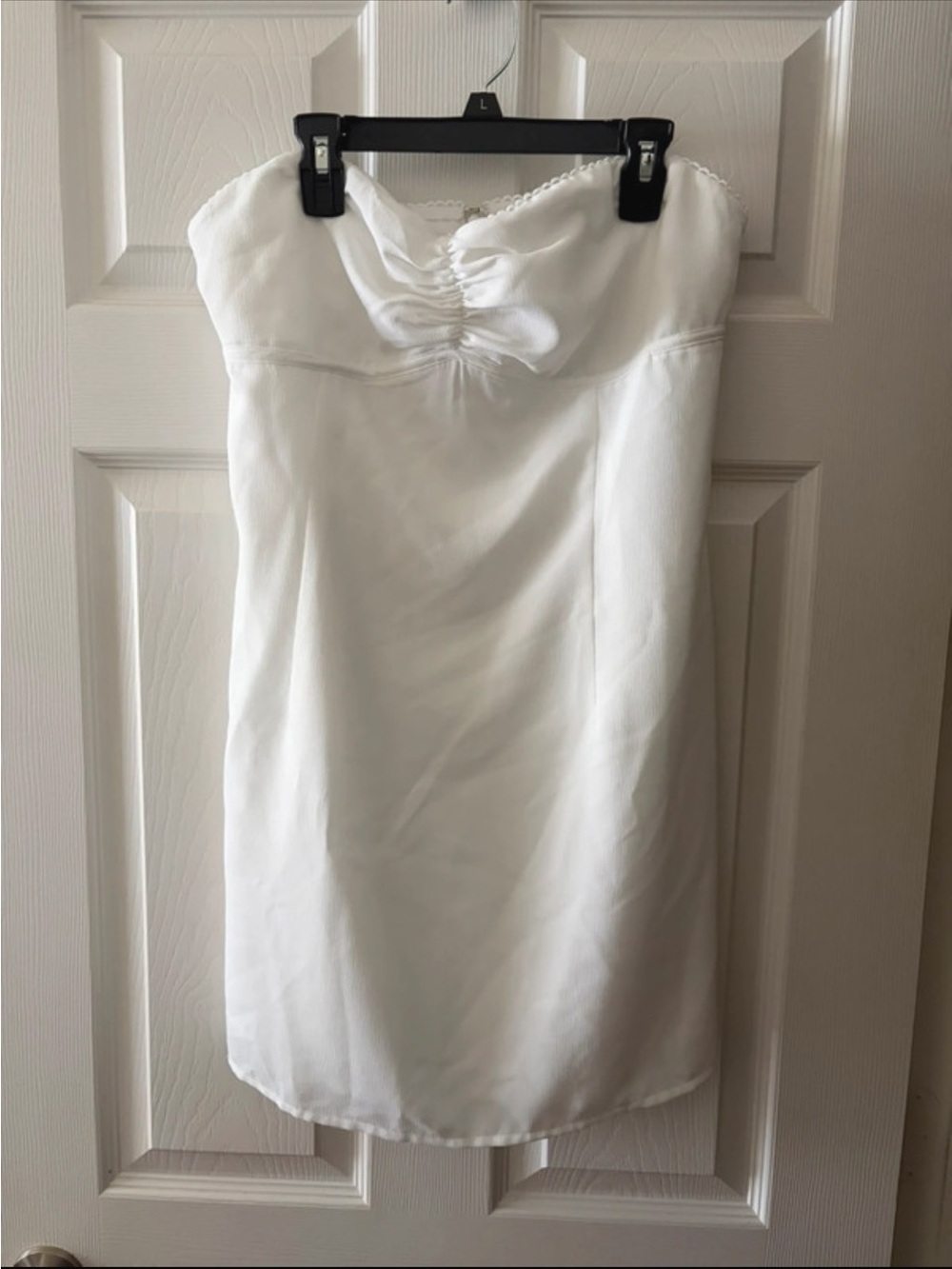 White Fox Boutique Strapless White Sweetheart Mini Dress
